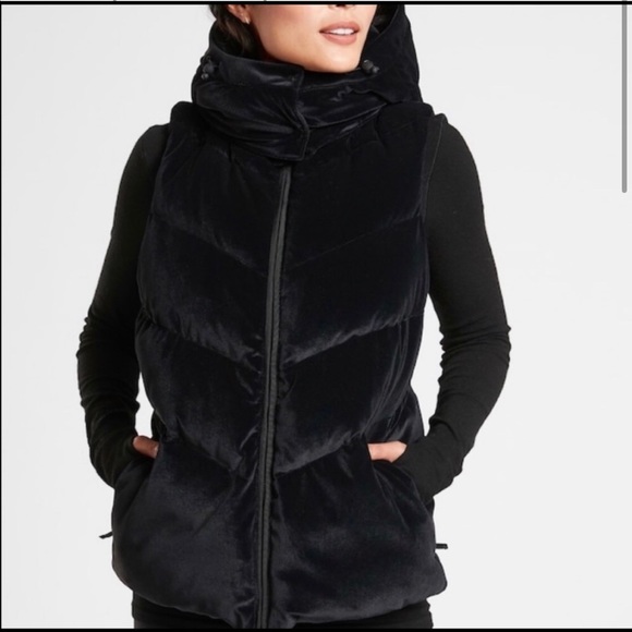 Athleta Jackets & Coats Athleta Velvet Vest Poshmark